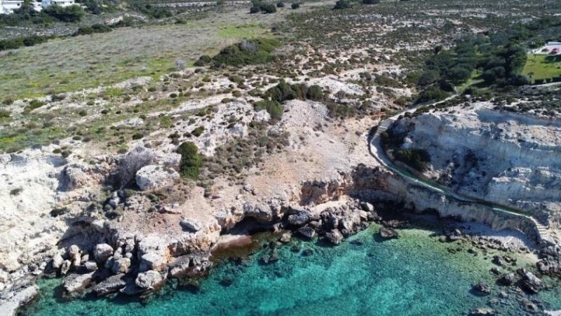 Chorafakia MIT BESICHTIGUNGSVIDEO! Kreta, Chorafakia Chania: Grosses Grundstück direkt am Meer mit unvergleichlichem Meerblick zu kaufen